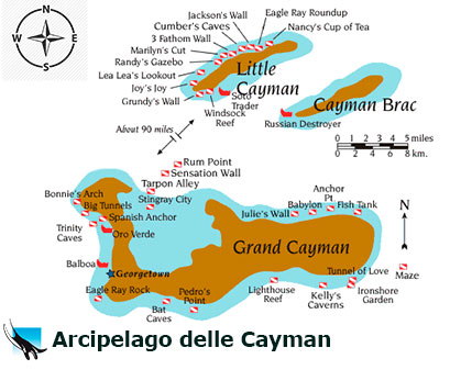 Cayman mappa